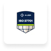 ISO 27701 certification badge